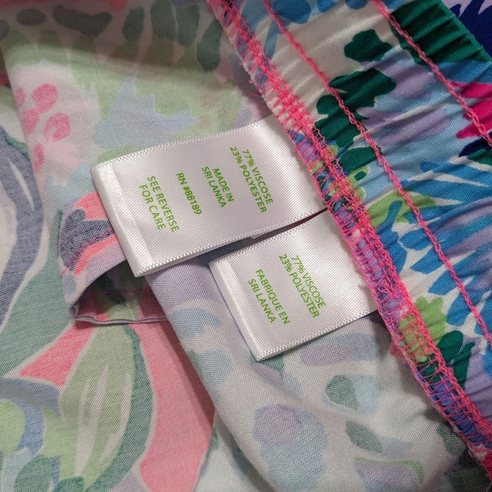 EUC! Lilly Pulitzer Katia Shorts Multi Raise The Bar Size XL - Picture 9 of 13